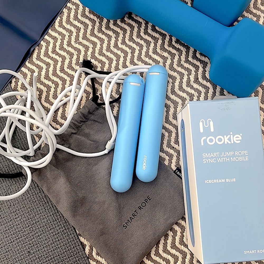 TANGRAM Smart Jump Rope Rookie (Ice cream Blue) - Picture 2 of 6
